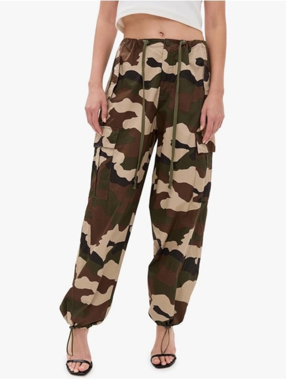 Good American Women's Parachute Pants size Large